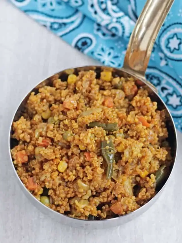 Quinoa Pulao Recipe | Vegetable Quinoa Pulav