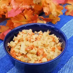 Cabbage Carrot Curry in a Bowl