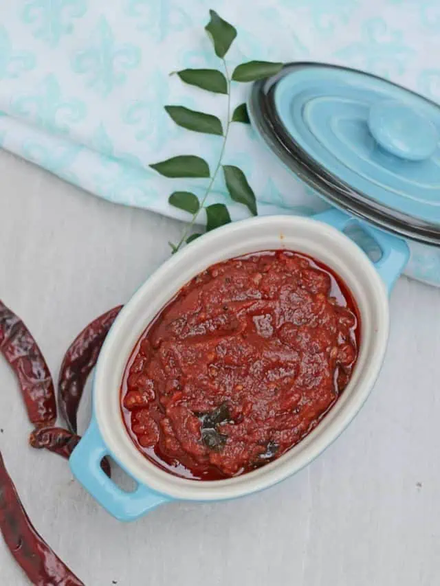 Spicy Chettinad Red Chutney