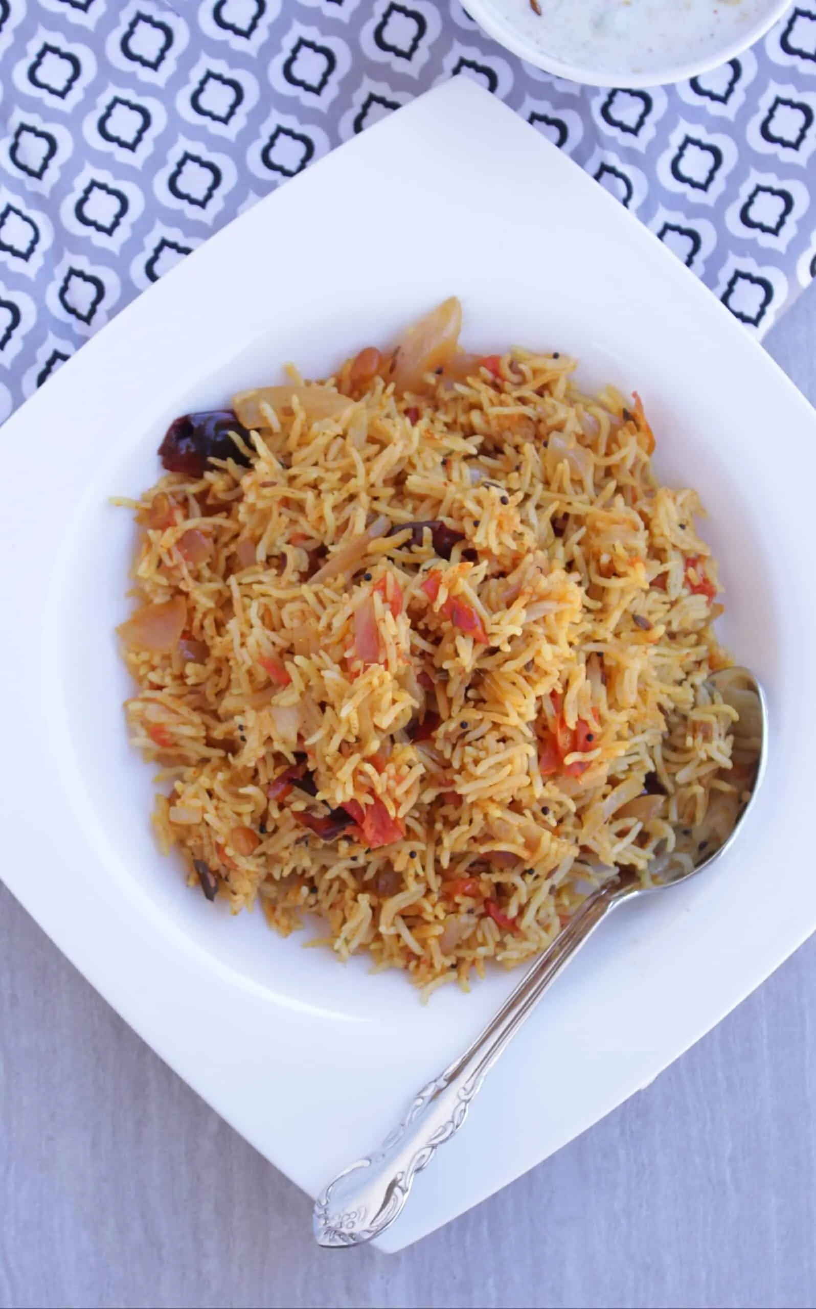 Tomato Biriyani Rice made in Instant Pot