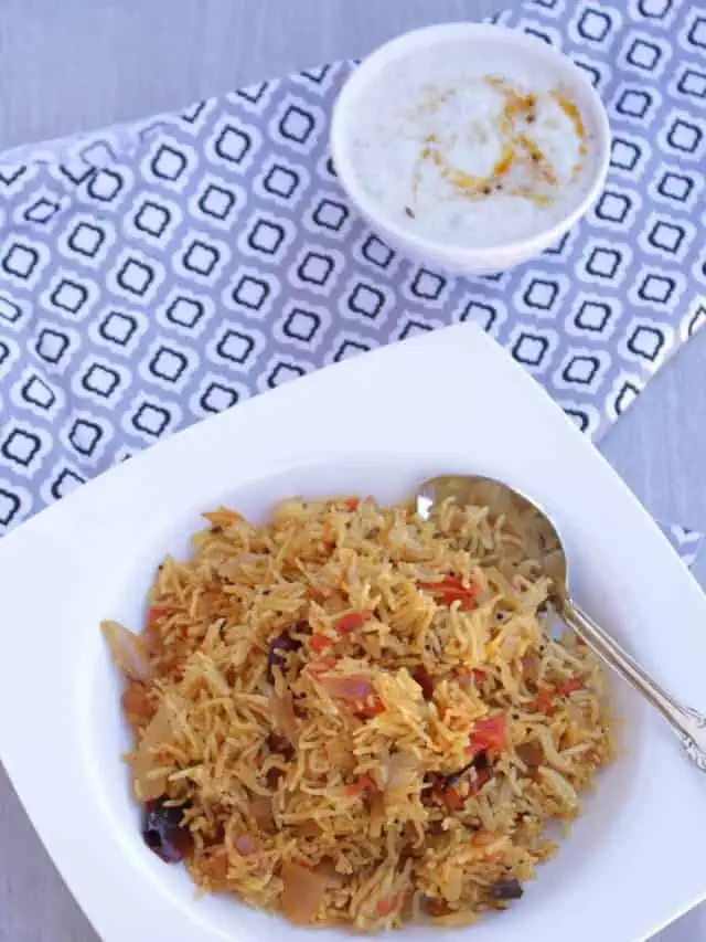 Easy Instant Pot Tomato Biriyani