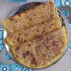 Lentil stuffed Puran poli