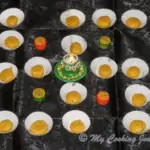 Doodh peda in a Tray