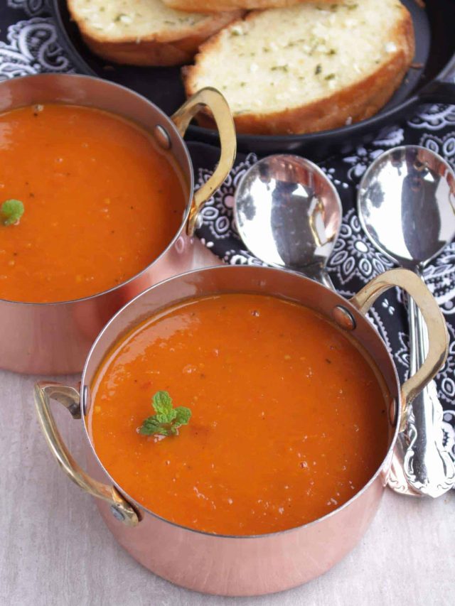 Roasted Tomato Basil Soup