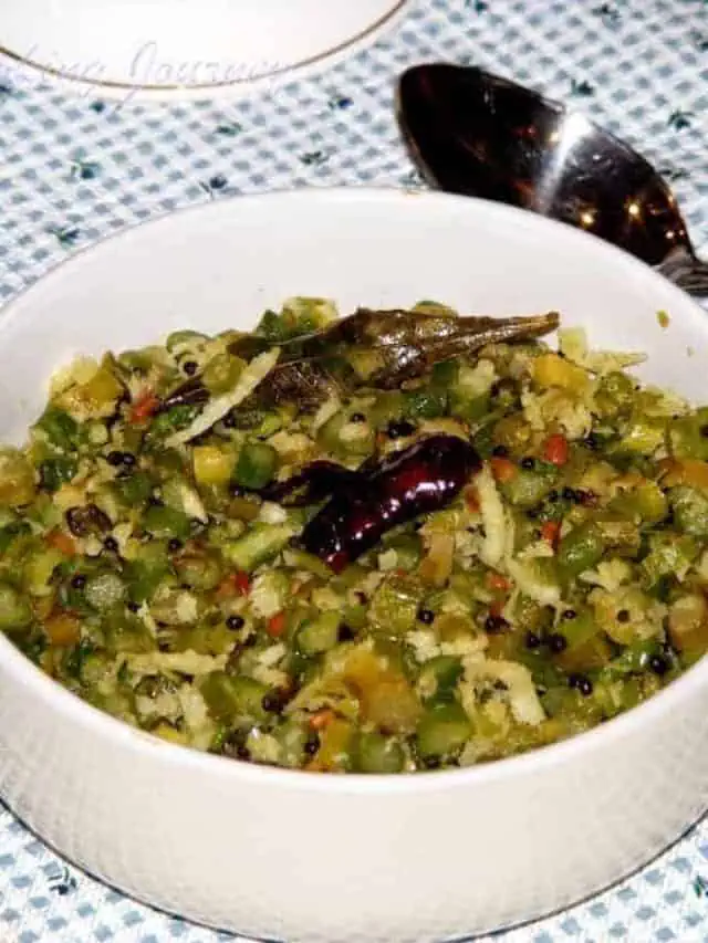 Asparagus Poriyal with Coconut