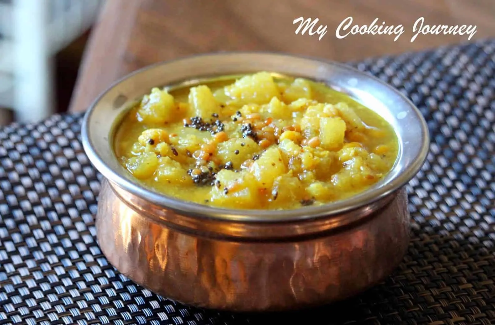 Kerala style Poosinikkai kootu - Final Product