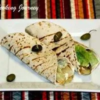 mediterranean veggie wrap