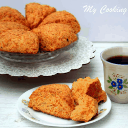 Scones in a plate