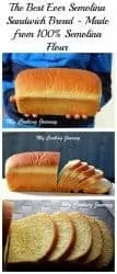 Semolina Bread Pinterest Image