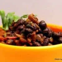 Warm Black Bean Salad