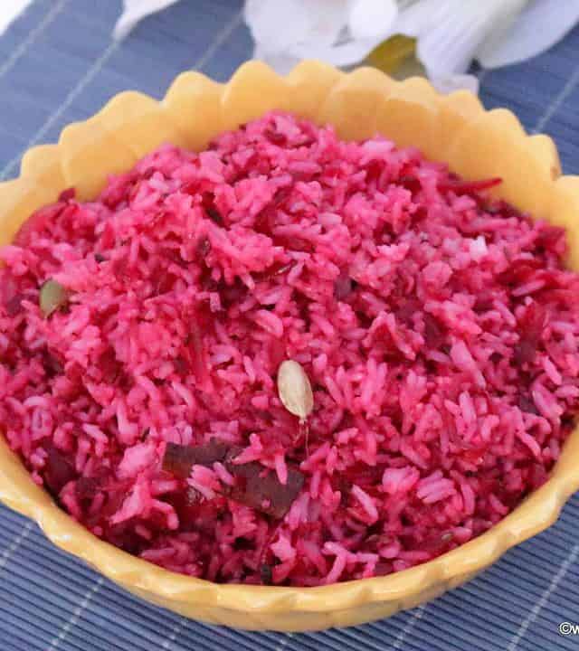 Beetroot rice %%