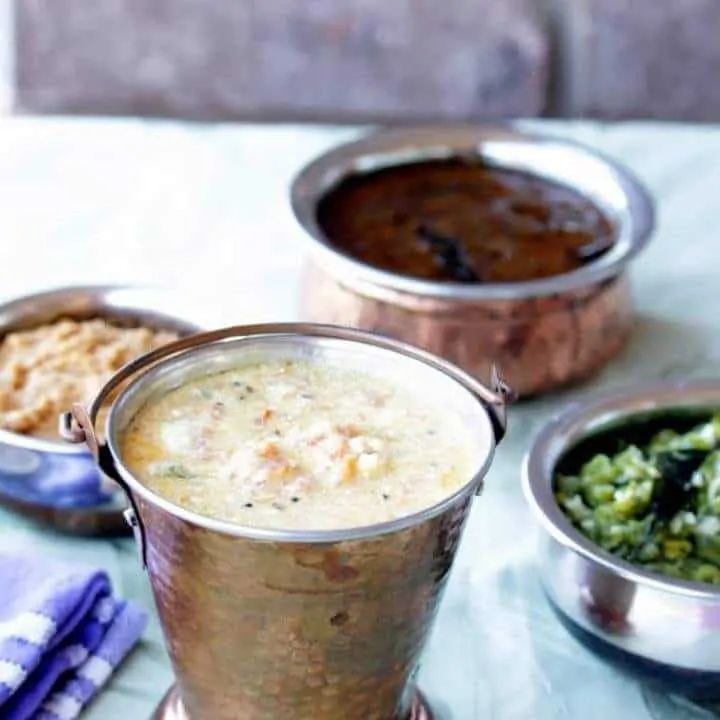 Thakkali Pachadi in a bowl