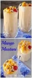 mango mastani in two different angles - Pintrest Image