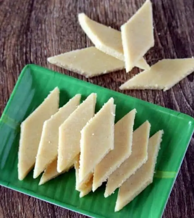 B for Badam Burfi | Badam Katli | Almond Burfi