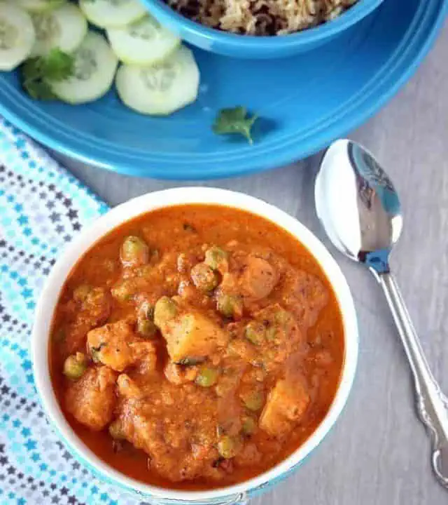 Shahi Aloo Matar