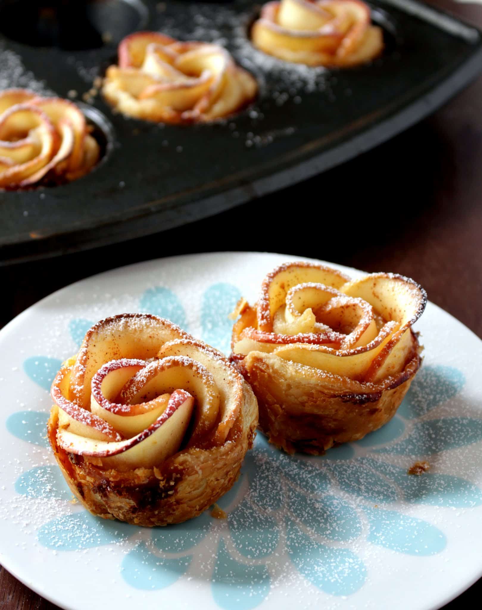 Baked Apple Roses With Puff Pastry - My Cooking Journey