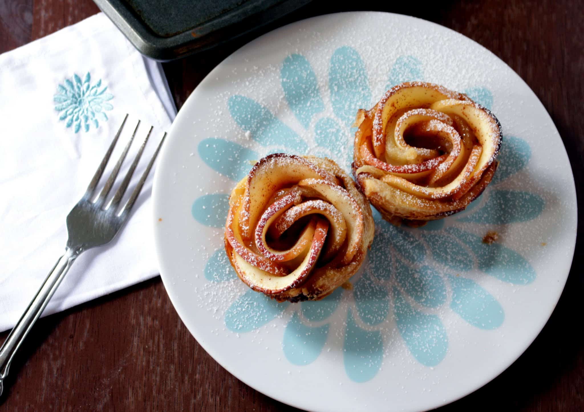 Baked Apple Roses With Puff Pastry - My Cooking Journey