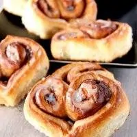 Heart Shaped Cinnamon Rolls