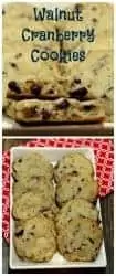 cranberry walnut cookies pinterest image