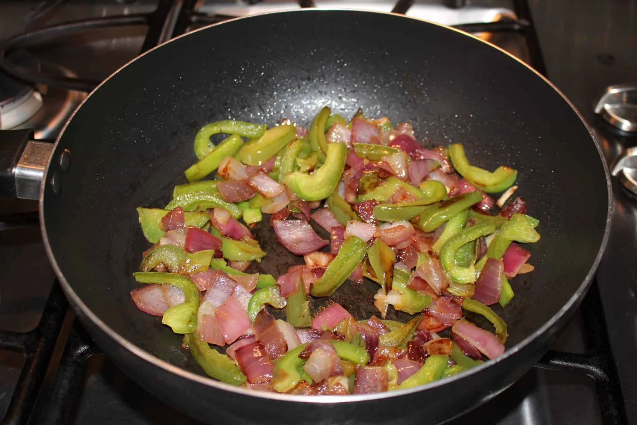 sautéing vegetables 