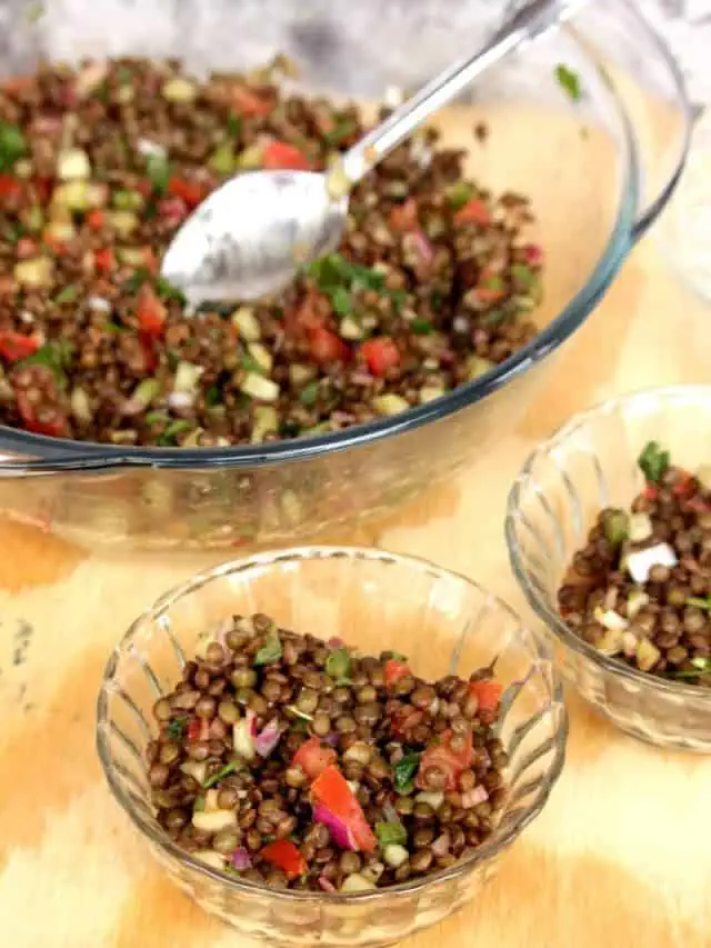 french green lentil salad