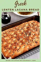 a tray of lagana bread