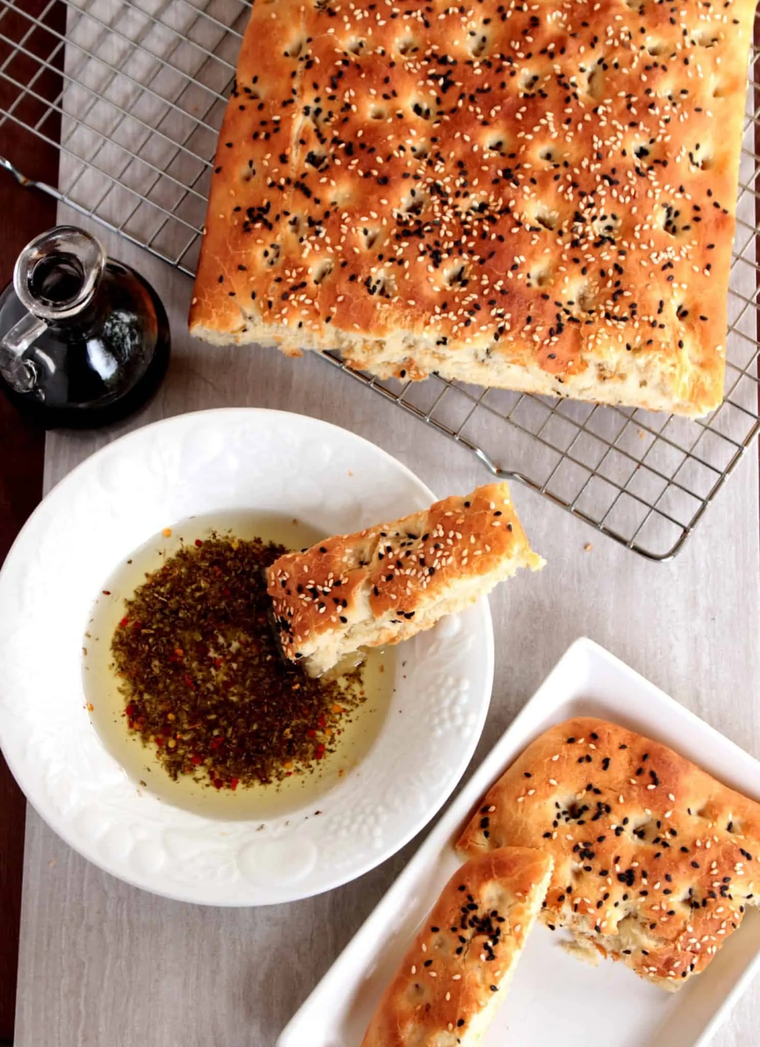 L for Lagana Bread | Greek Lenten Flatbread | Vegan Flatbread