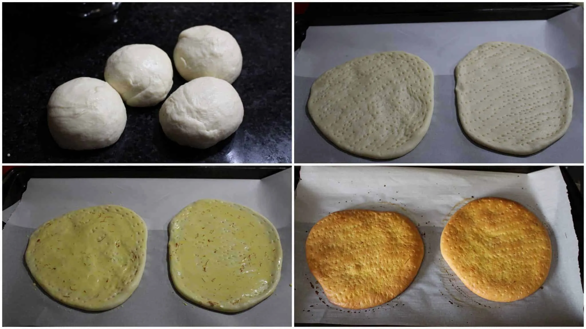 shaping and Baking the sheermal in a oven