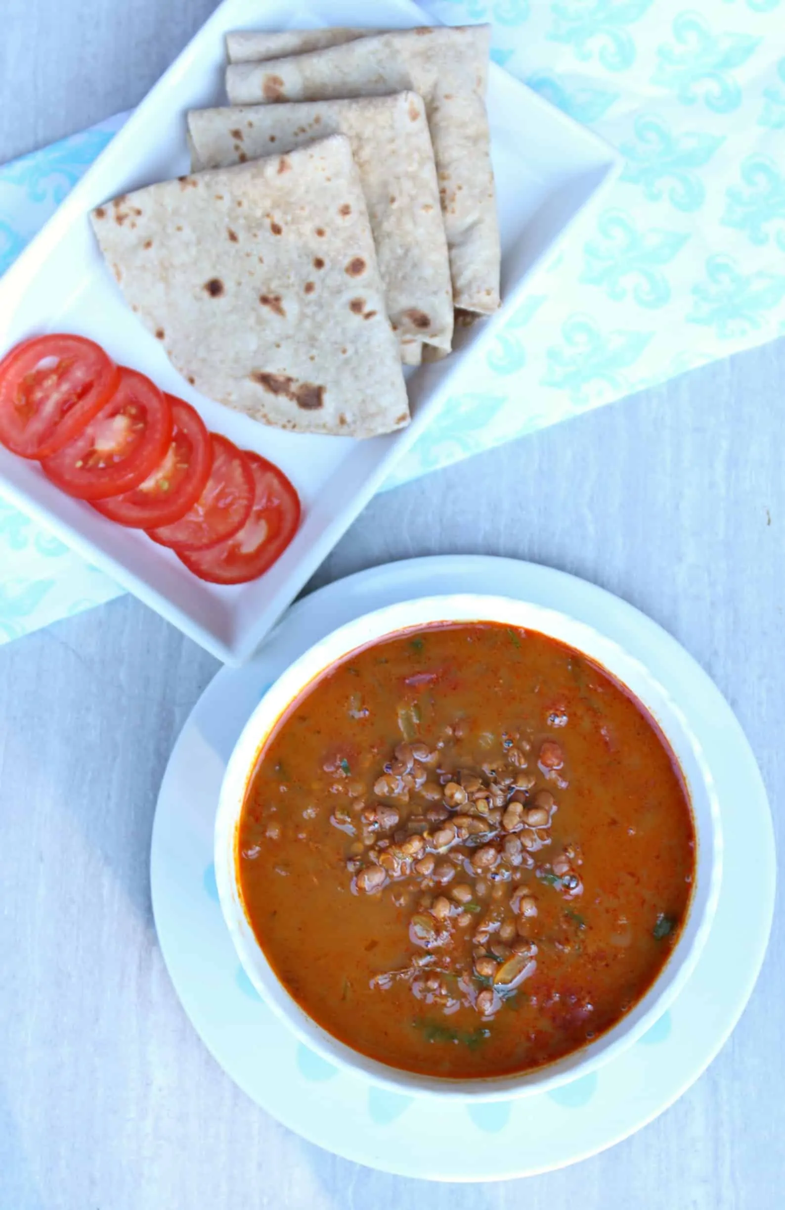 Horse Gram Subzi garnish with cilantro