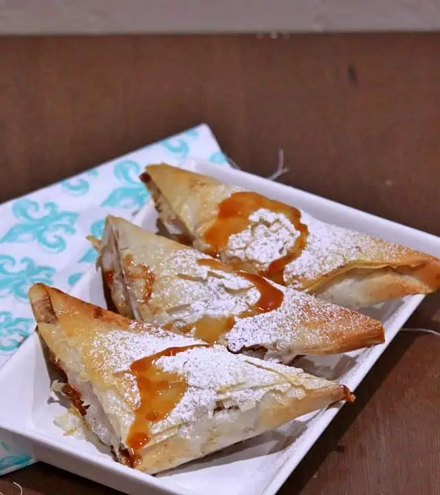 Apple Turnovers with Phyllo (Filo) Pastry Sheets