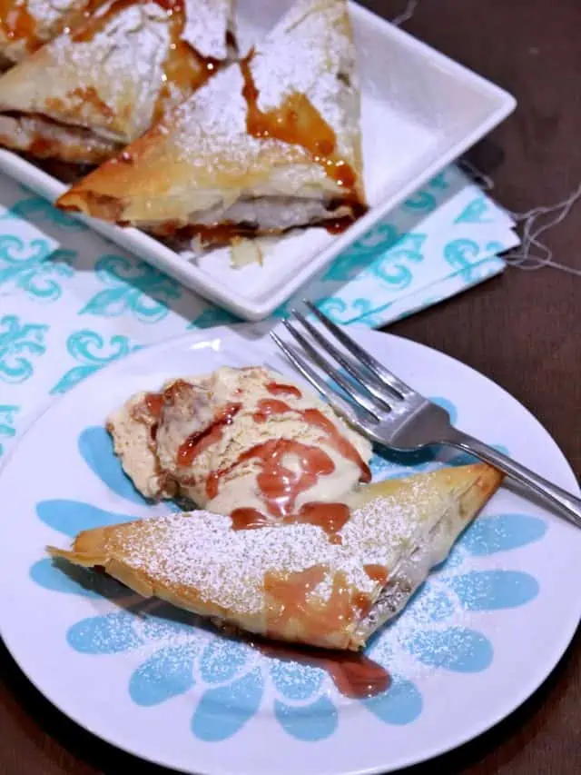 Apple Turnover with Phyllo Pastry