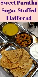 sweet paratha pinterest image