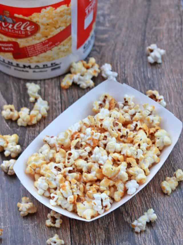 3 Ingredient Old Fashioned Kettle Corn Popcorn