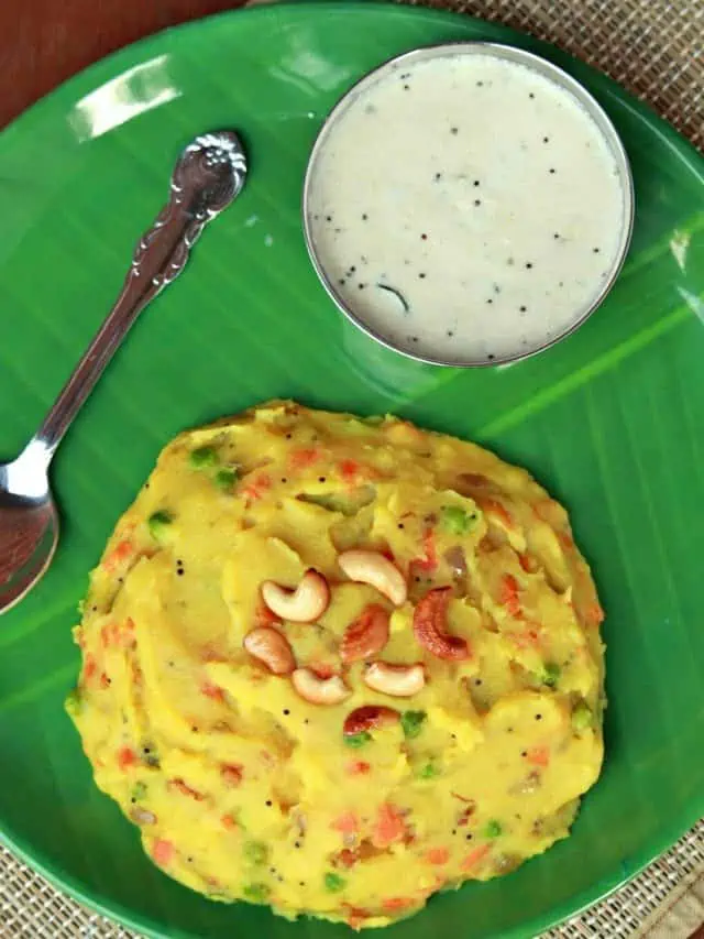 Rava Kichadi | Semolina Kichadi