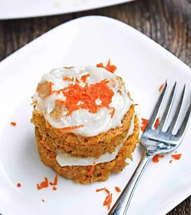 Single Serve Microwave Carrot Cake