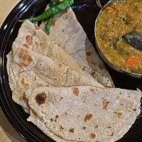 Janta Roti or Odisha Style Flatbread on a plate