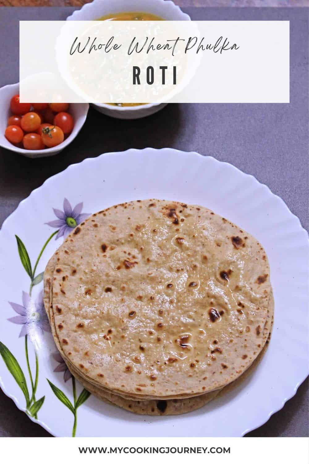 Pule Roti Whole Wheat Phulka | Pulka | Roti - My Cooking Journey