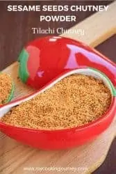 Tilachi chutney pinterest image