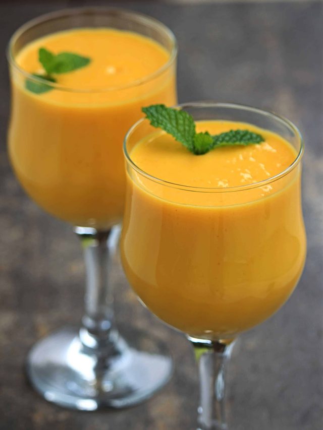 3 Ingredients Mango Lassi