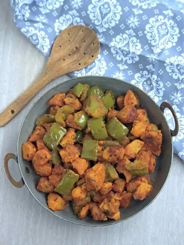 Potato Bell Pepper Stir Fry