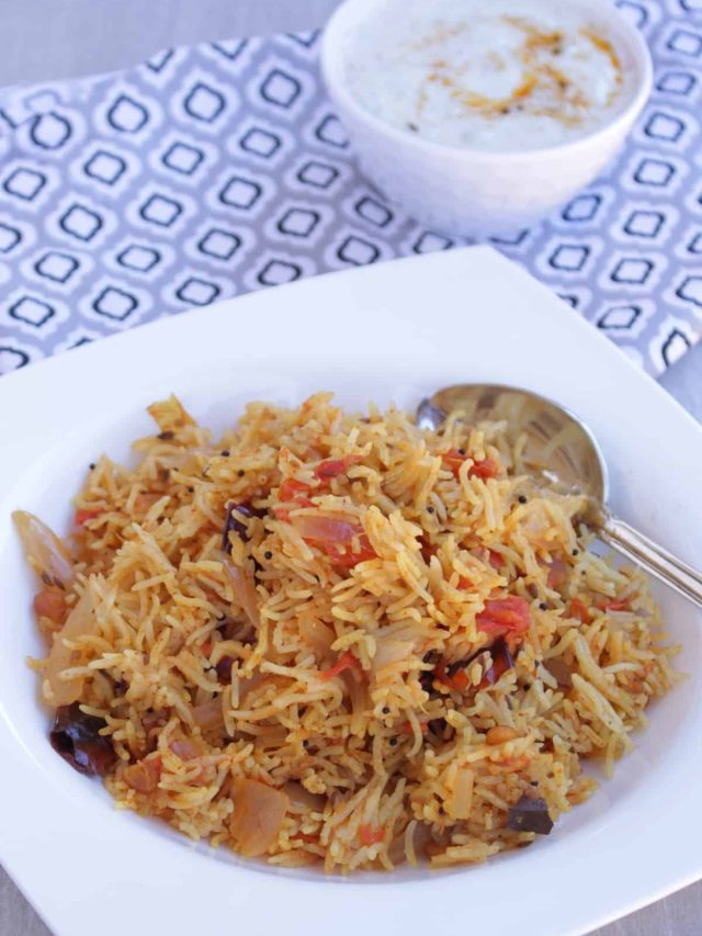 Instant Pot Tomato Biriyani