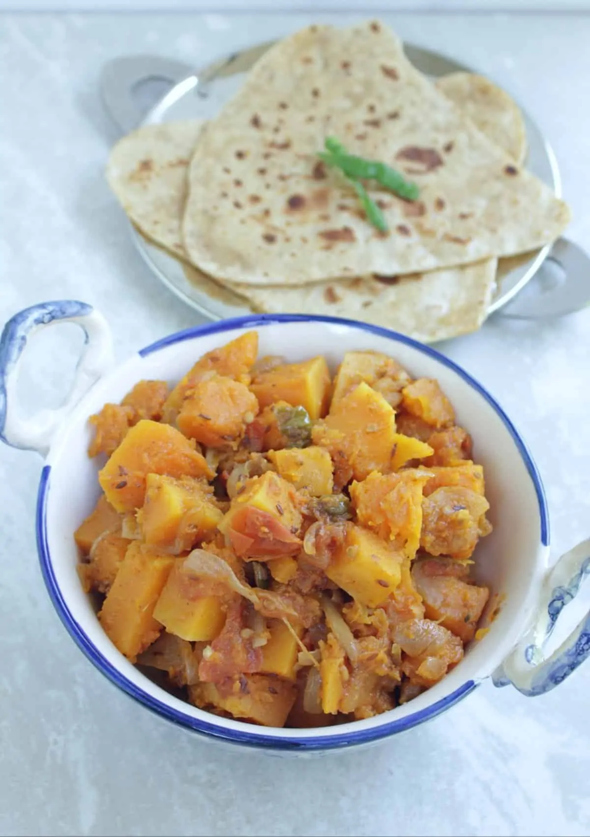 Butternut Squash Curry in a bowl