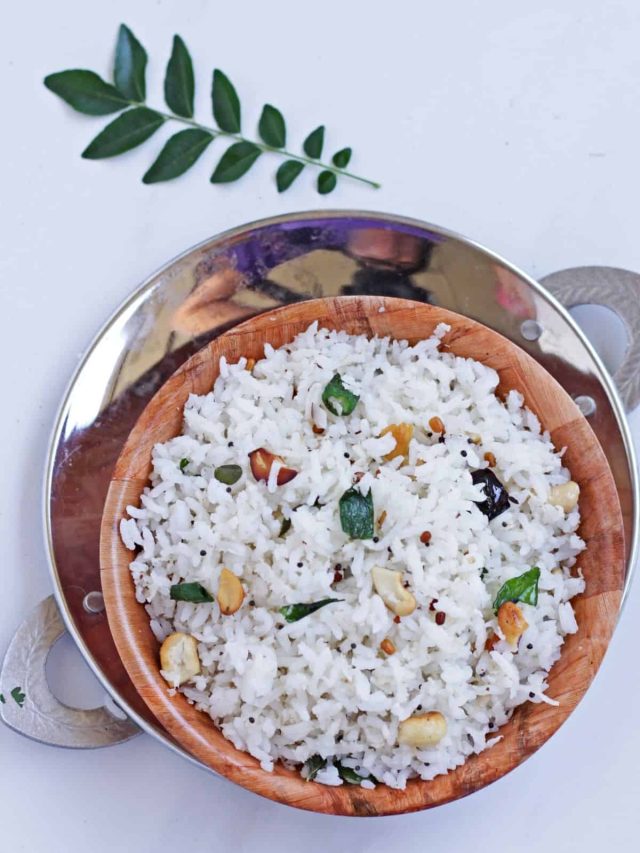 Thengai Sadam | Coconut Rice