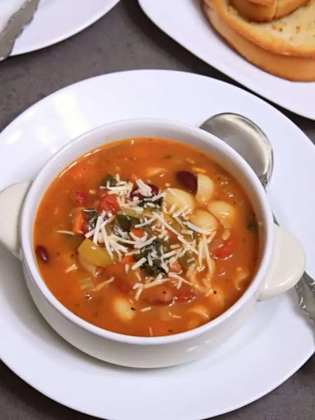 Vegetarian Minestrone Soup