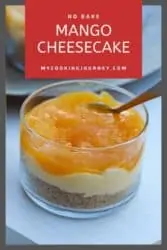 Mango cheesecake