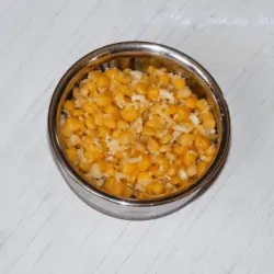 Kadalai Paruppu Sweet Kosumalli served in a bowl