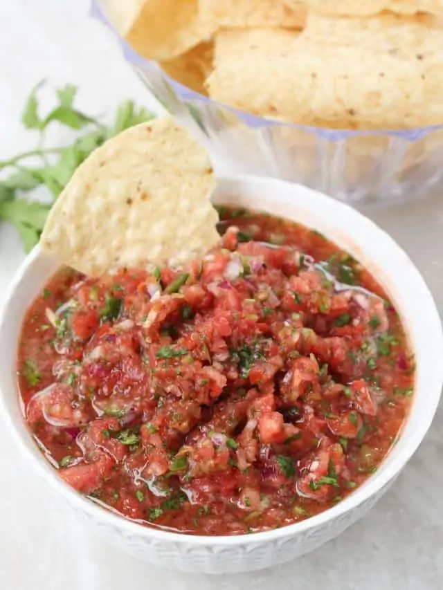 Quick and Easy Homemade Salsa Story