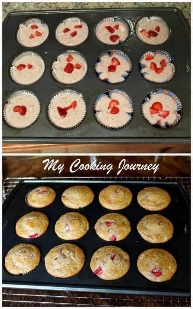 Baking the Muffins in a oven