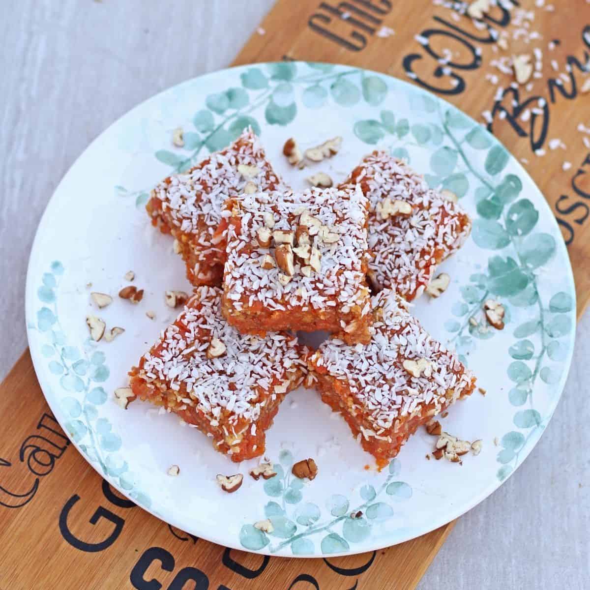 Cezerye | Turkish Carrot and Walnut Bars