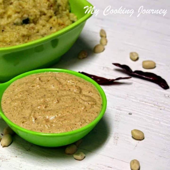 Verkadalai Chutney Peanut Chutney – (Version -3)